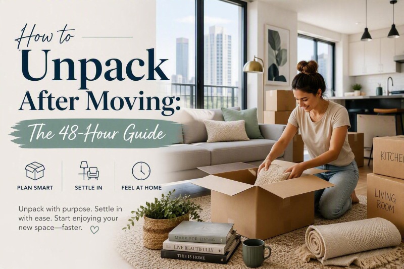 How to Unpack After Moving: The 48-Hour Guide