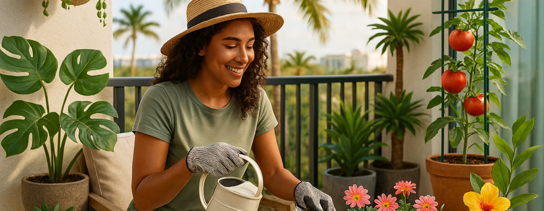 Florida  Balcony Garden 